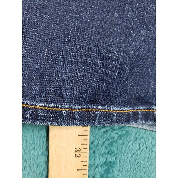Lucky Brand Jeans Size 14 Womens Blue Stretch Pant Mid Rise Sweet and Straight - Picture 8 of 13